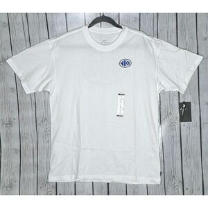 Nike Y2K Logo T-Shirt White Men's Size Small DB9958-100 New VTG Style
